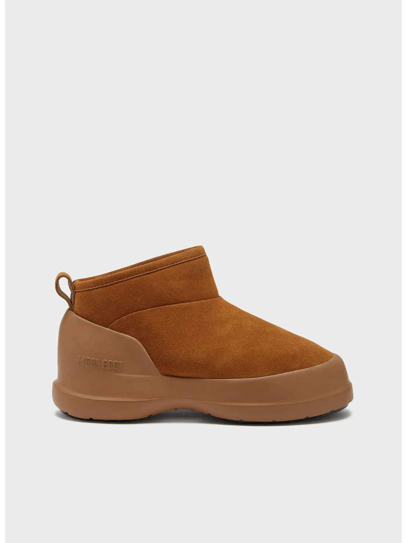     -MOON BOOT.    -STIVALE LUNA LOW IN PELLE SCAMOSCIATA-
