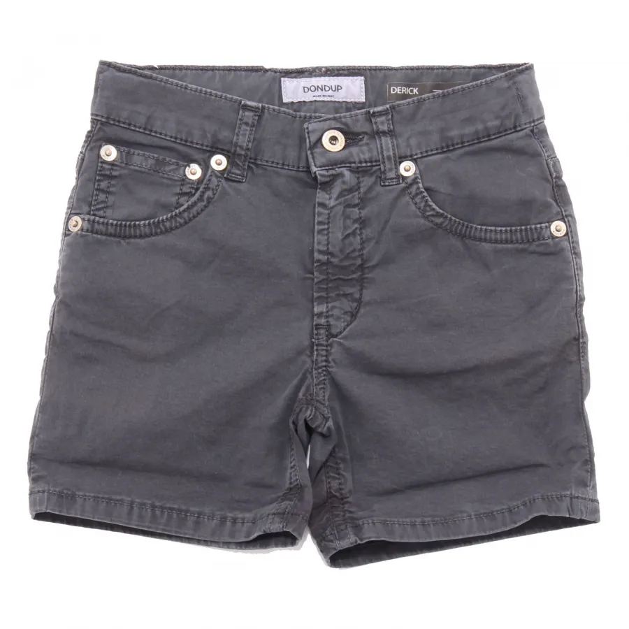 1893AF bermuda bimbo BOY DONDUP DERICK grey cotton short