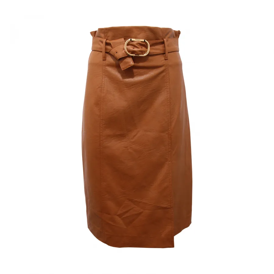 5559AV GONNA DONNA TWINSET WOMAN VEGAN SKIRT