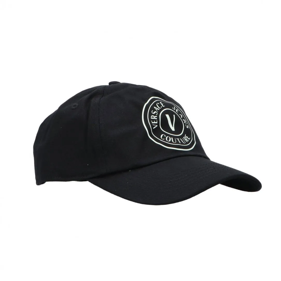 73GAZK16 LOGO CAP. Nero Bianco