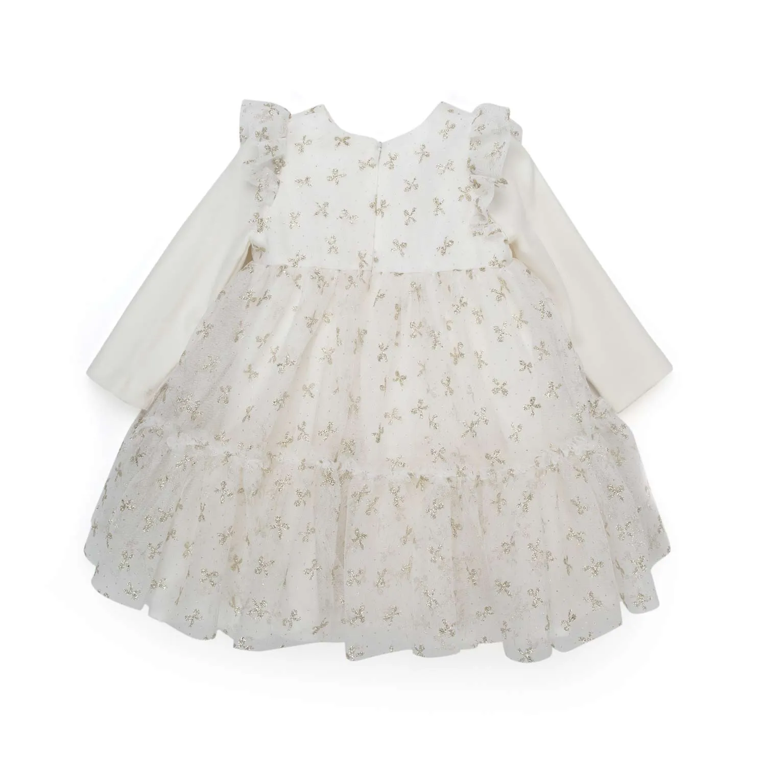 Abito Elegante In Tulle Neonata