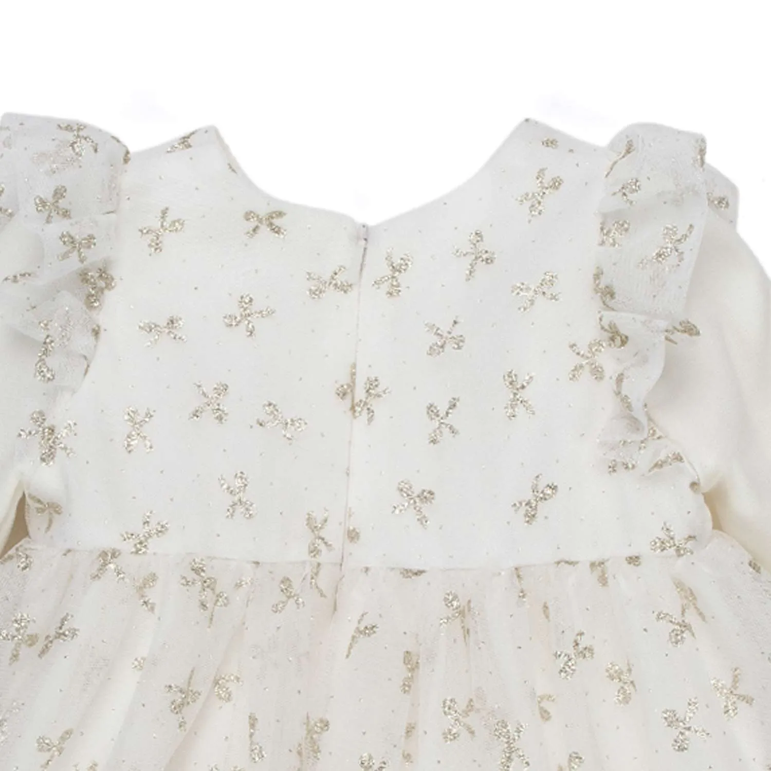 Abito Elegante In Tulle Neonata