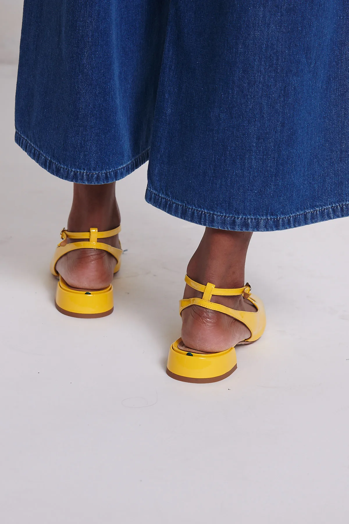 A.BOCCA Sling Back Two for Love in vernice