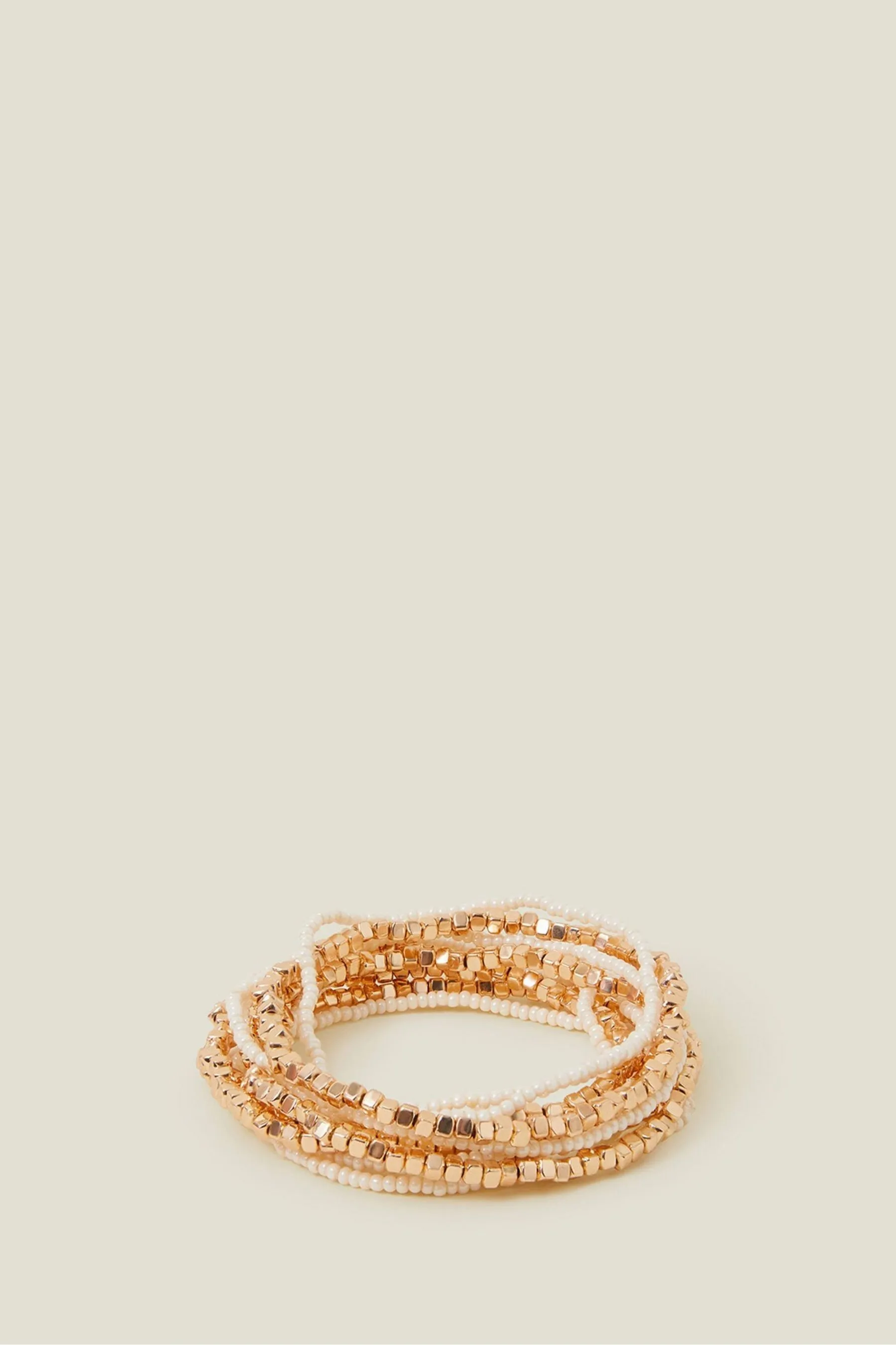 Accessorize - Braccialetto elasticizzato con perle
