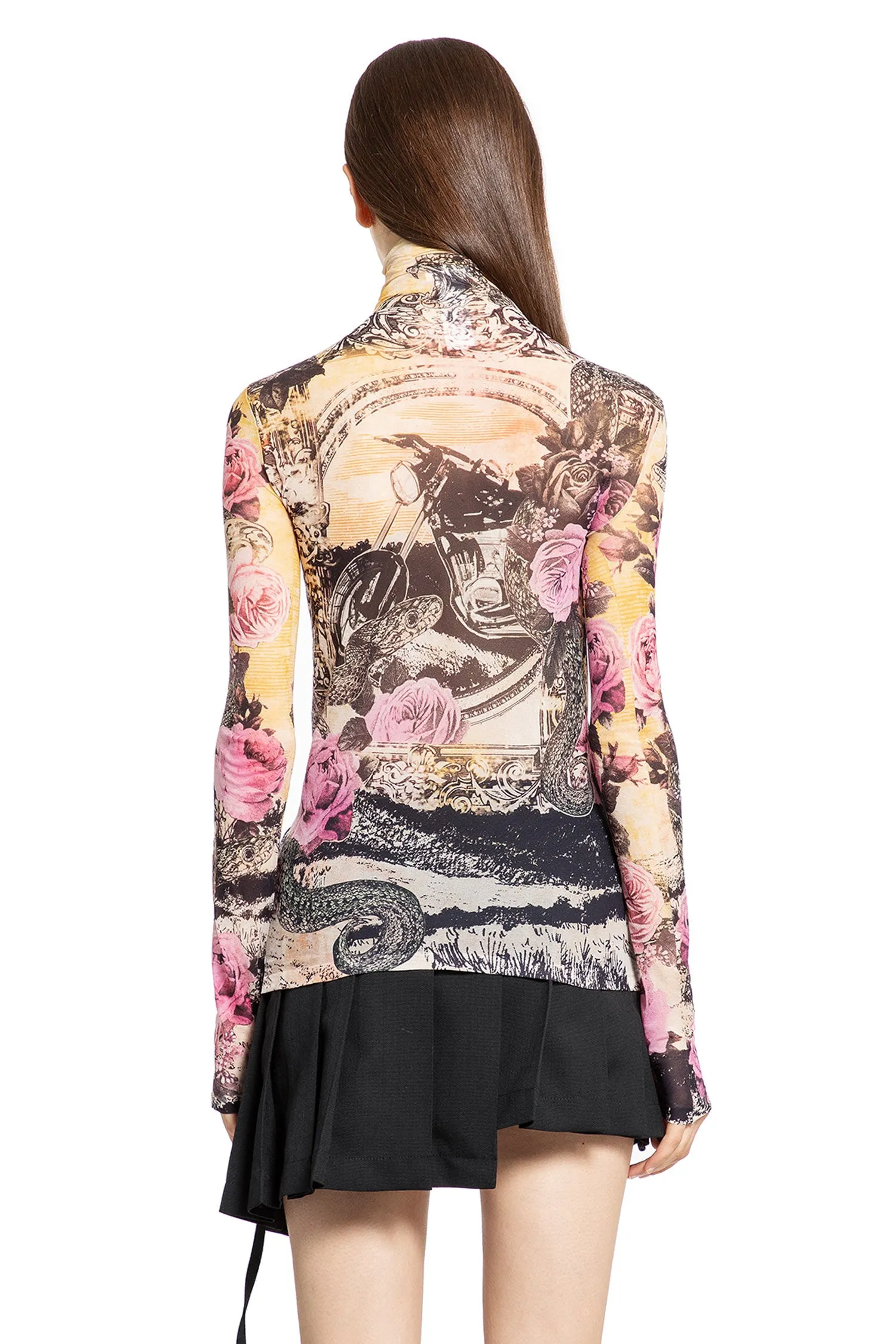 acne studios  printed seamless top 