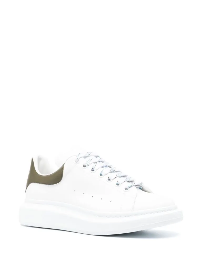 alexander mcqueen Sneakers 'Oversize' in pelle bianco e marrone