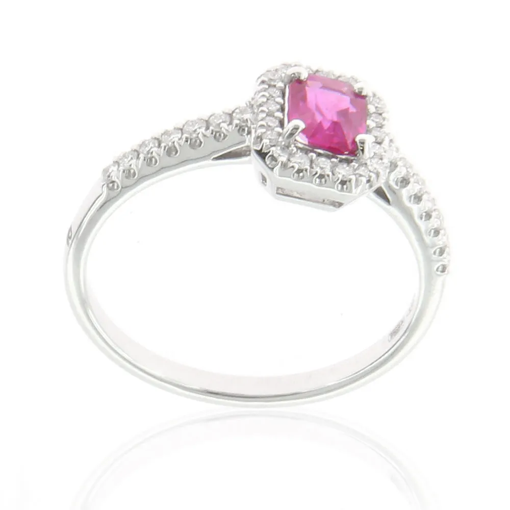 Anello con Rubino Rosso Davite & Delucchi