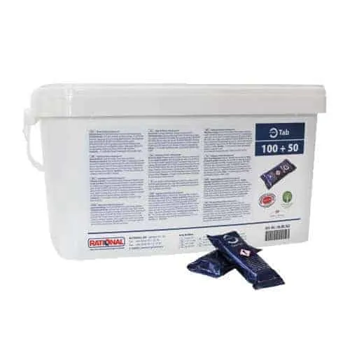 Anticalcare forni Rational pastiglie 150 pezzi blu quadrate 5600562