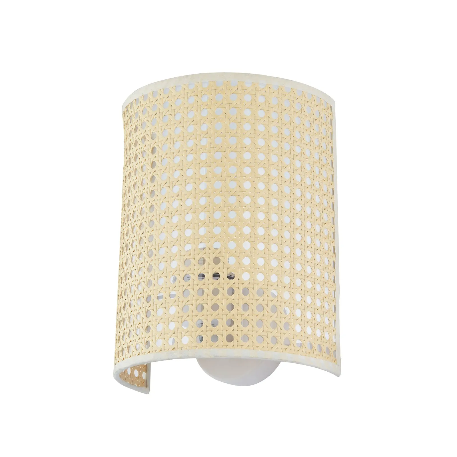 Applique Lindby Lautaro, bambù, altezza 25 cm, E27