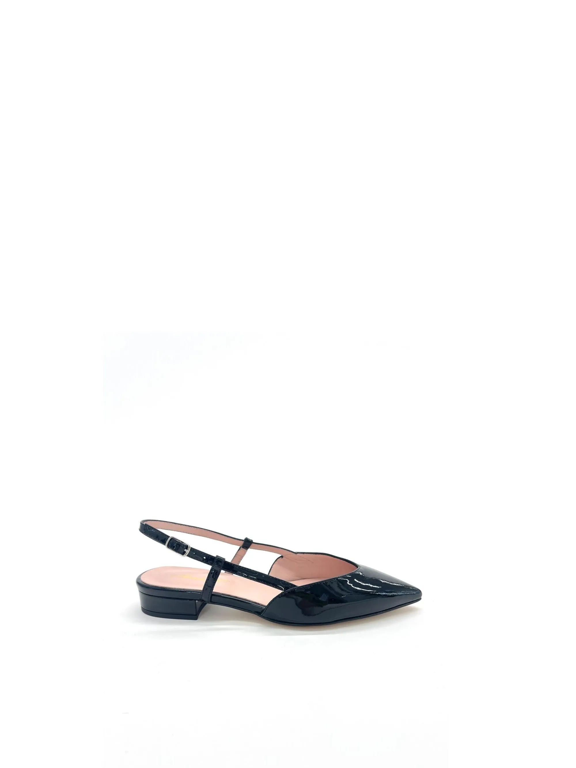 BALLERINA NERA IN PELLE VERNICIATA