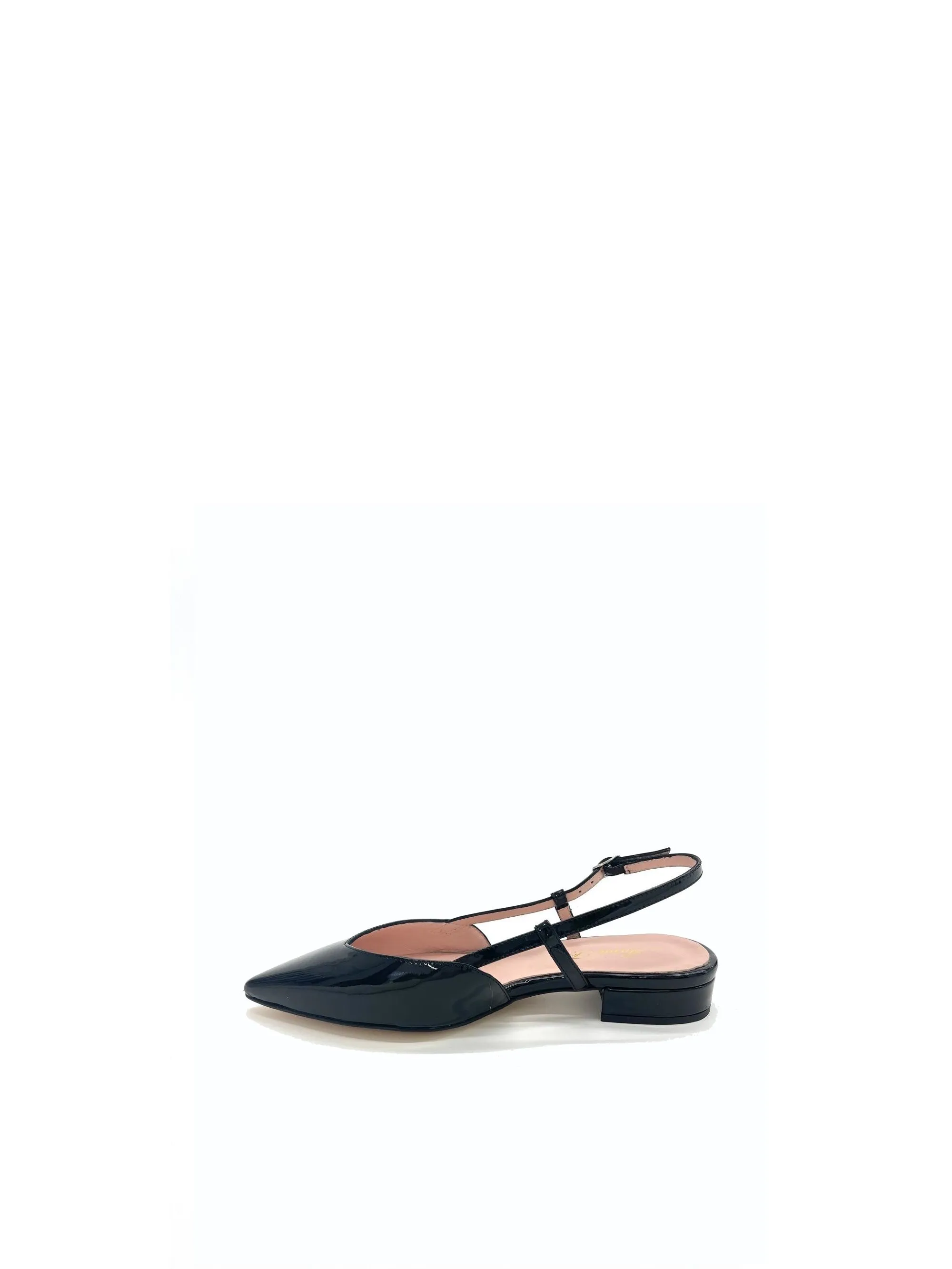 BALLERINA NERA IN PELLE VERNICIATA