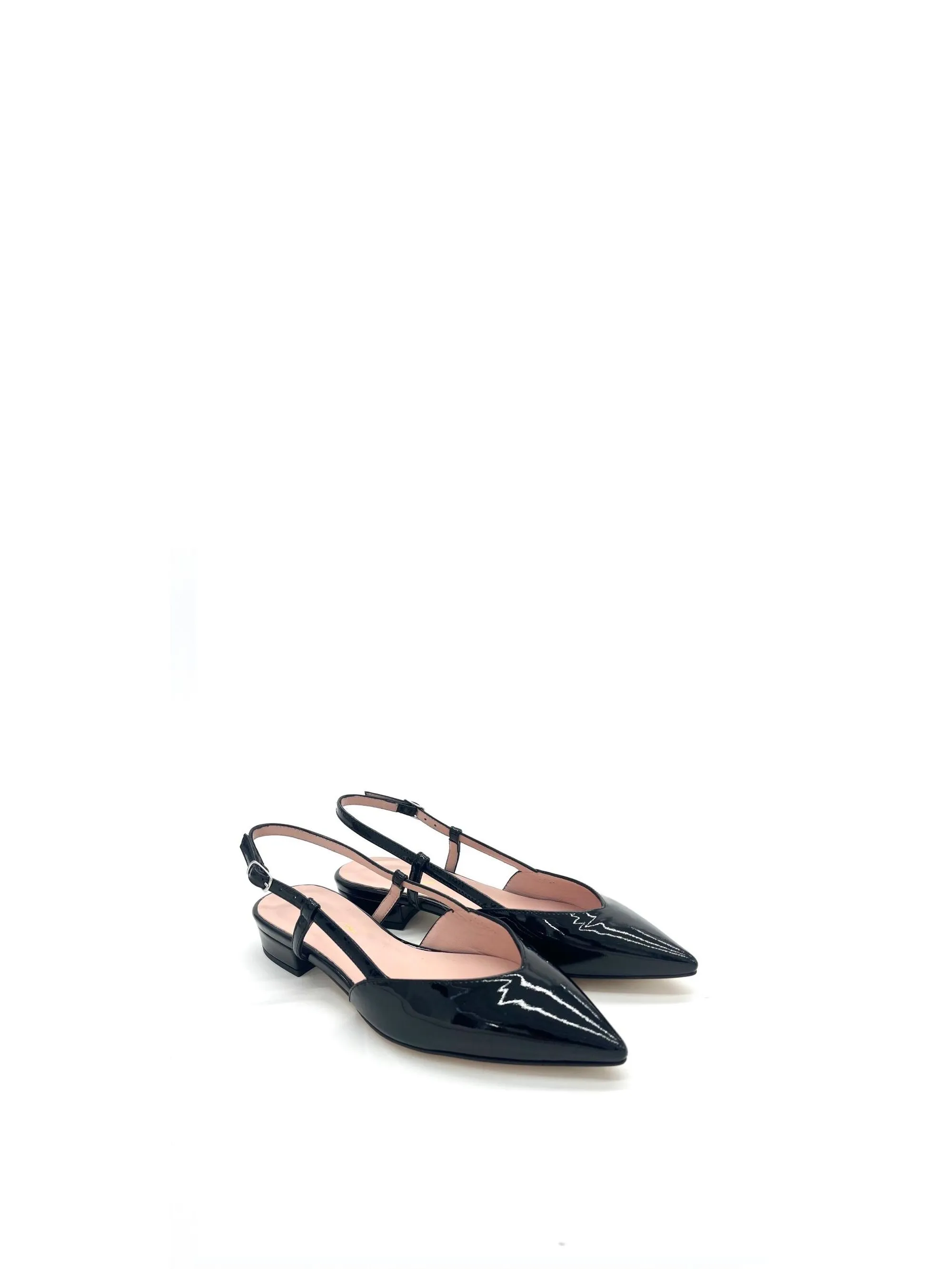 BALLERINA NERA IN PELLE VERNICIATA