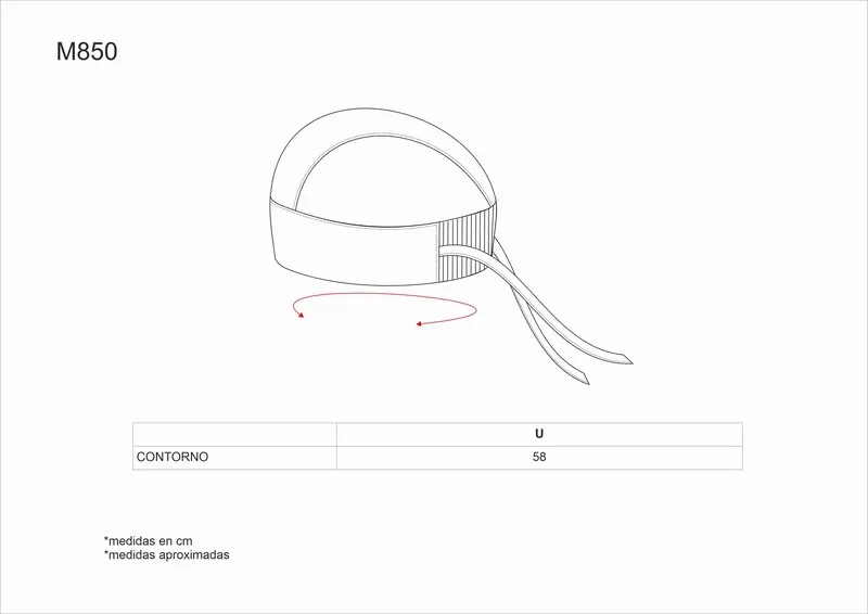 Bandana di servizio M850 di marca del team di lavoro