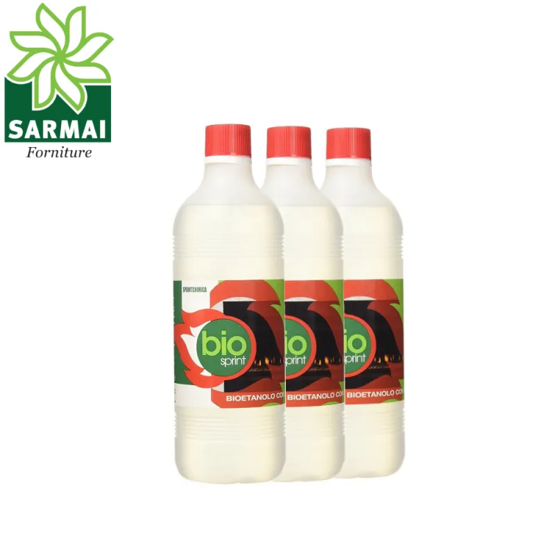 Bioetanolo alcol denaturato da 1 lt inodore per camino stufa ecologico naturale
