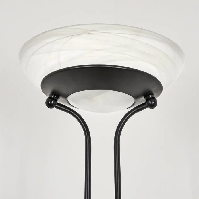 Biot Lampada da terra LED Nero, 2-Luci