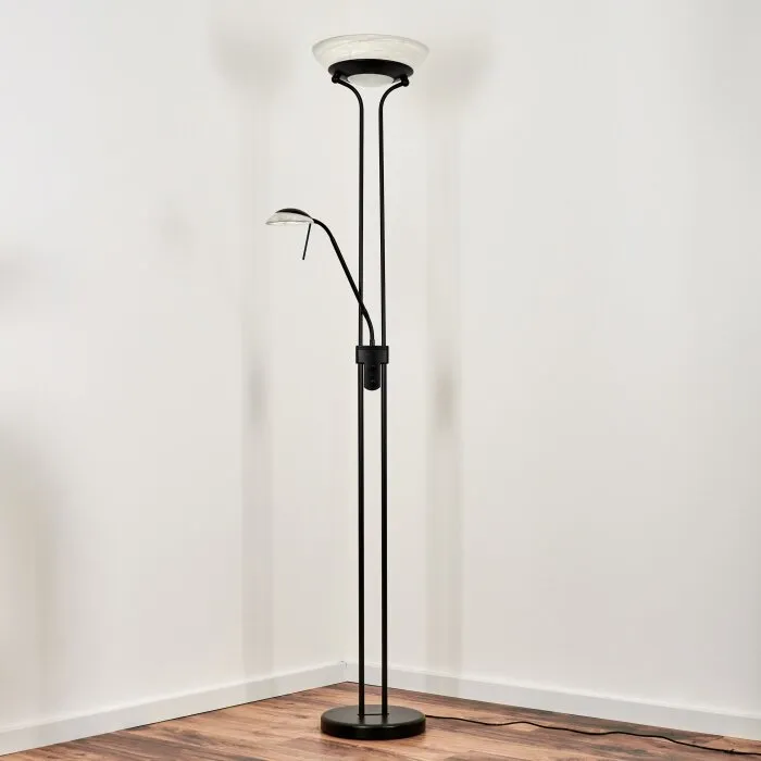 Biot Lampada da terra LED Nero, 2-Luci