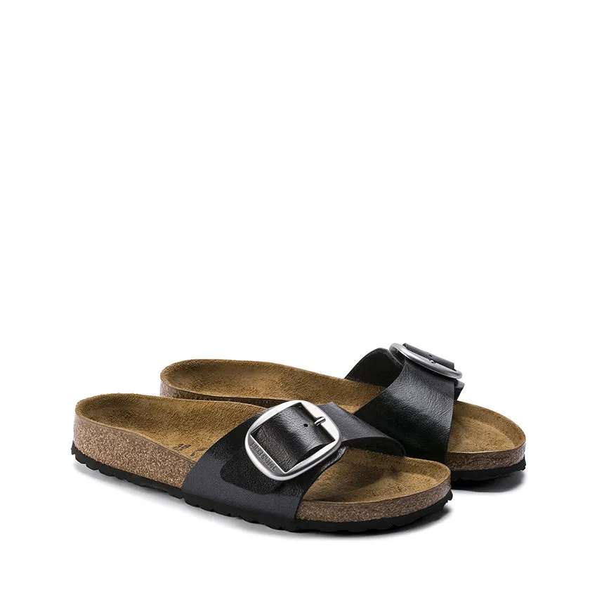 BIRKENSTOCK SANDALO MADRID BIG BUCKLE 1015315 NERO LICORICE