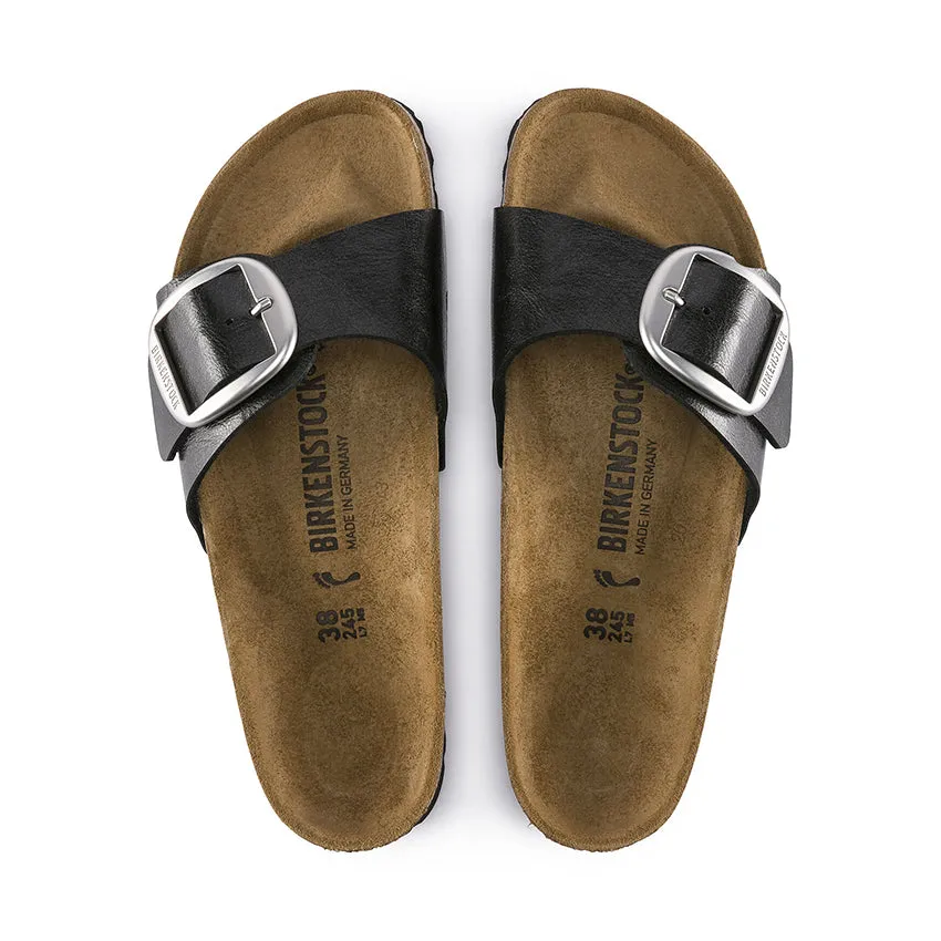 BIRKENSTOCK SANDALO MADRID BIG BUCKLE 1015315 NERO LICORICE