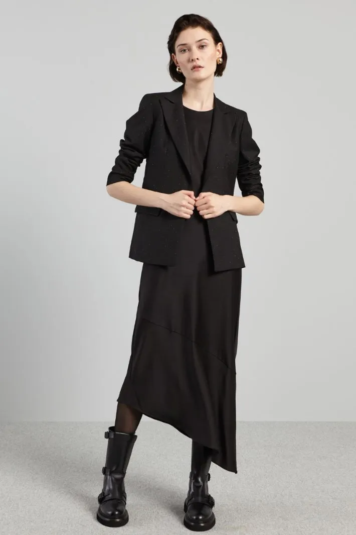 Blazer con micro strass