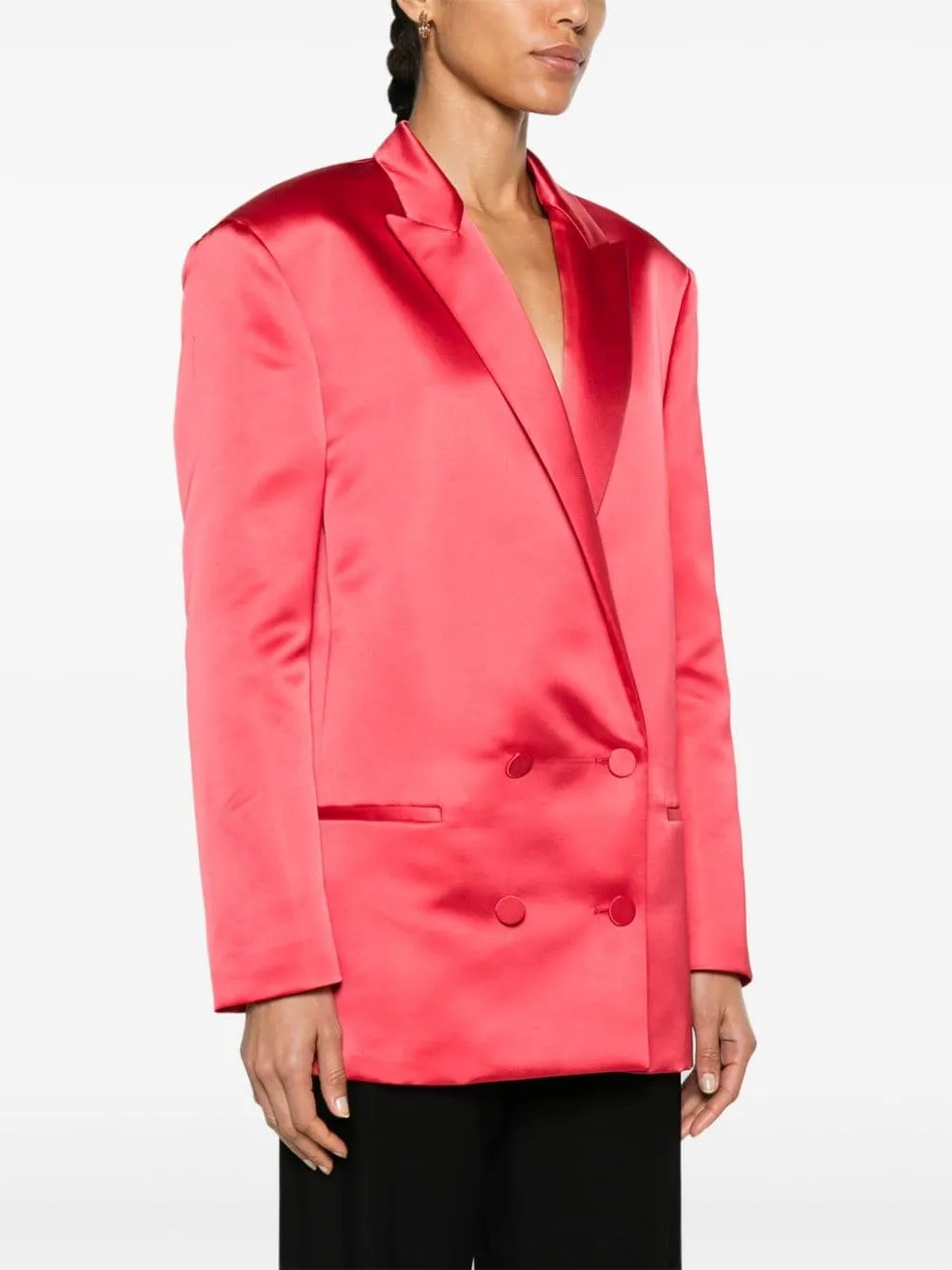 Blazer doppiopetto in rosso - donna