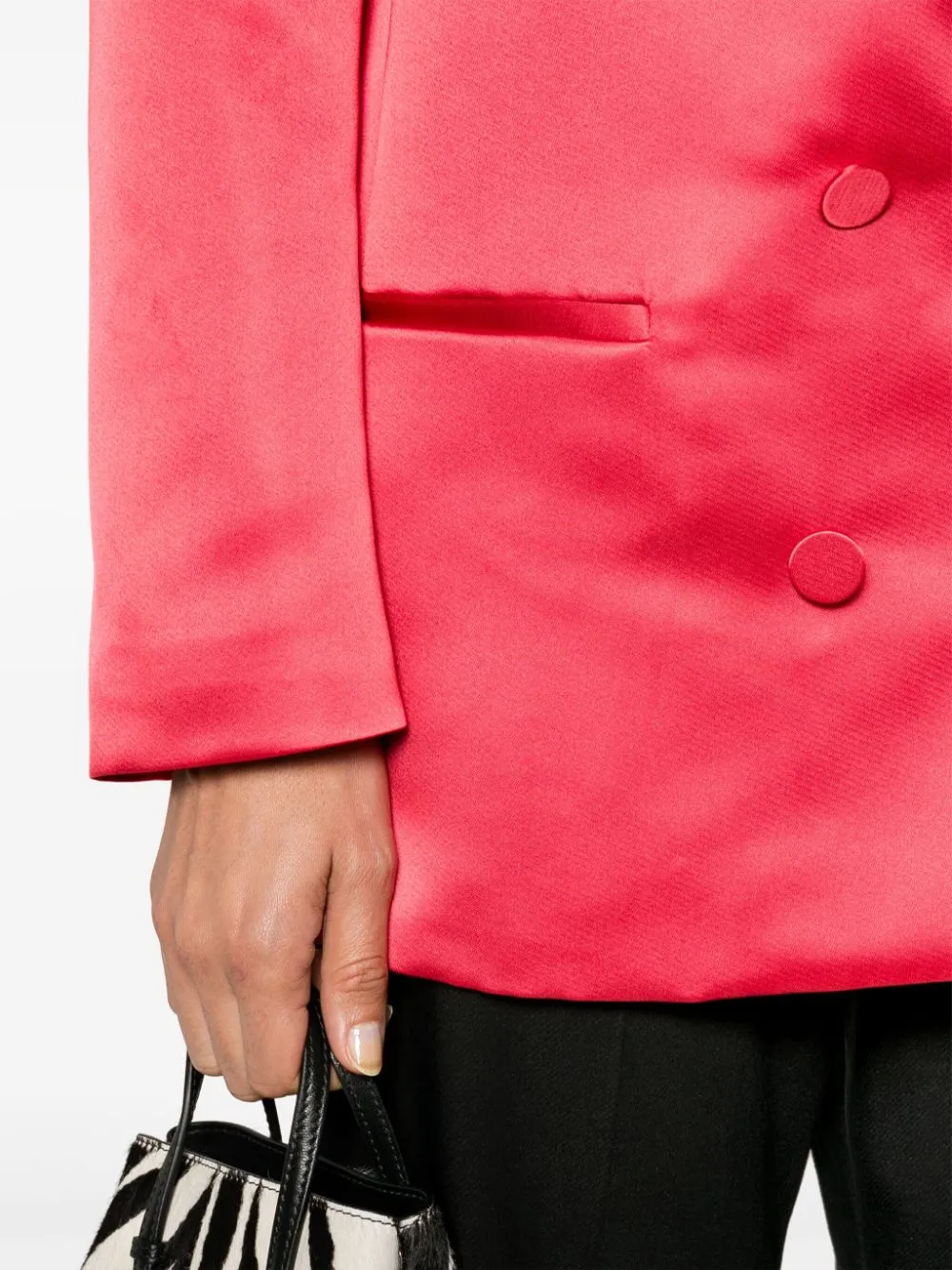 Blazer doppiopetto in rosso - donna