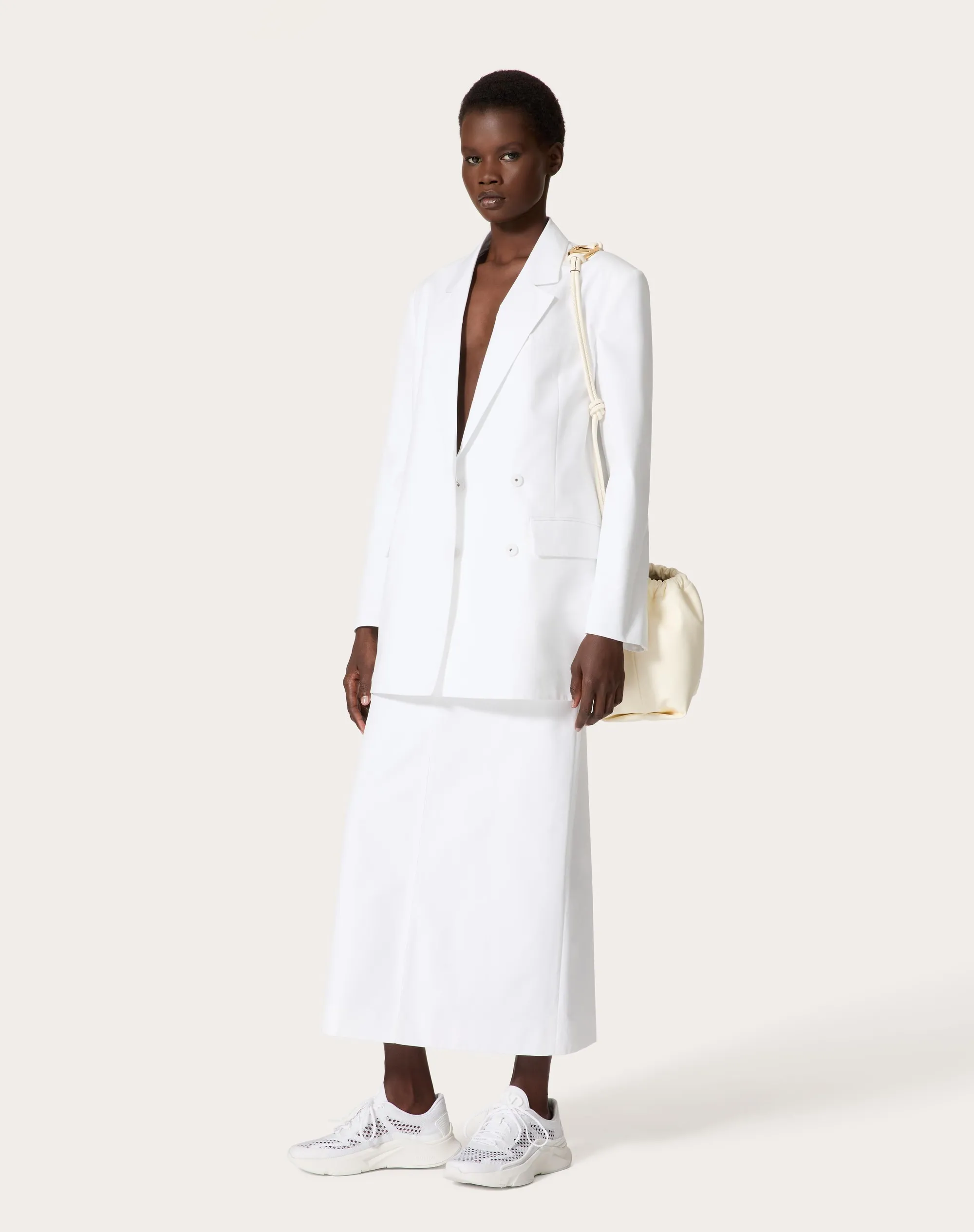 BLAZER IN COMPACT POPELINE