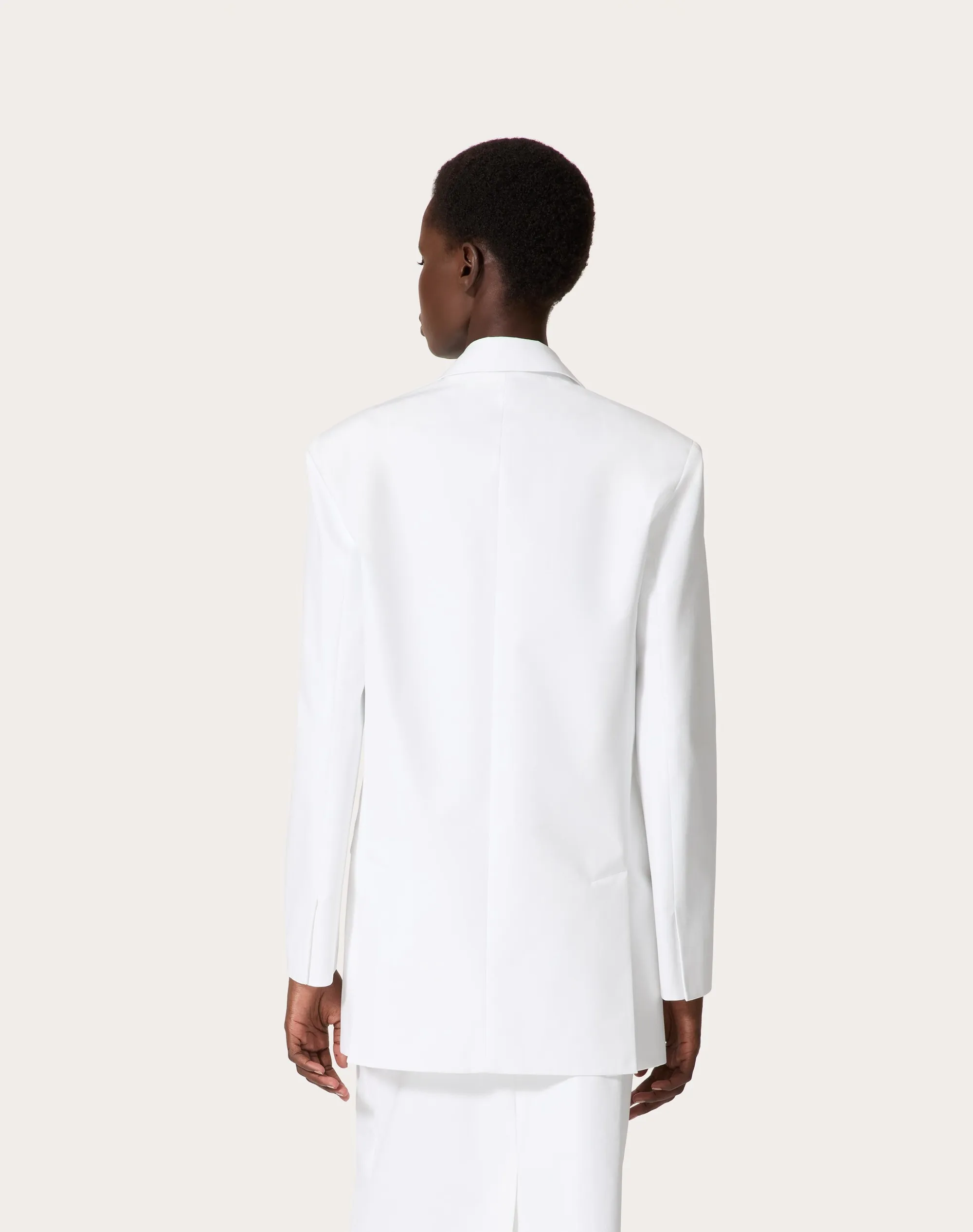 BLAZER IN COMPACT POPELINE