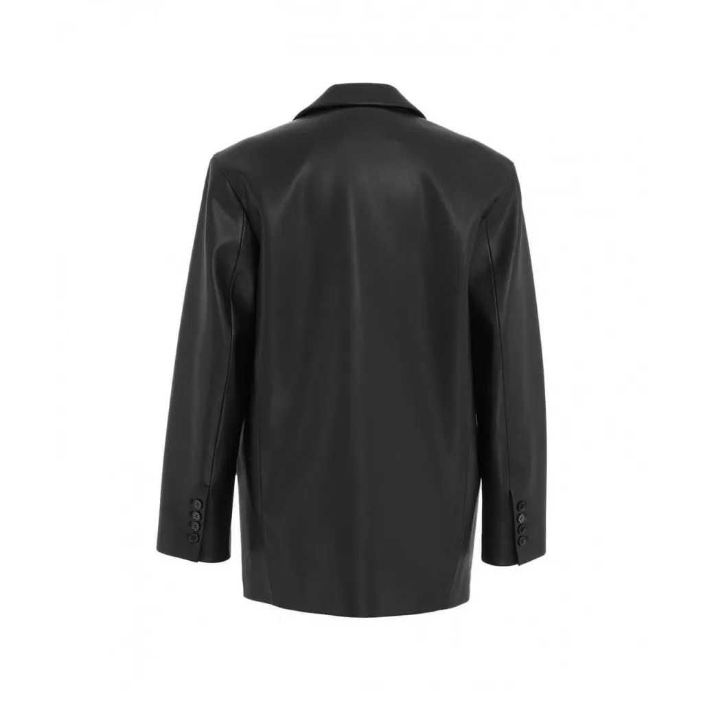Blazer in ecopelle Emmie nero