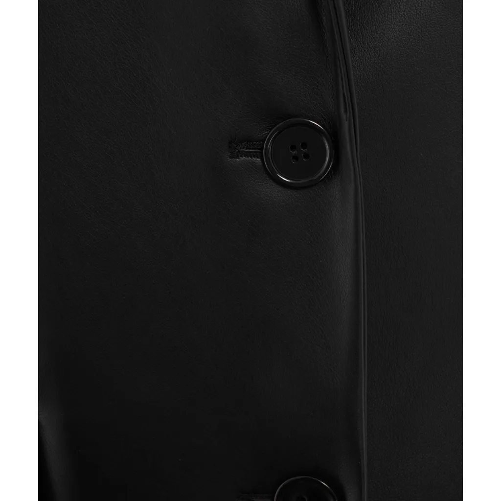 Blazer in ecopelle Emmie nero