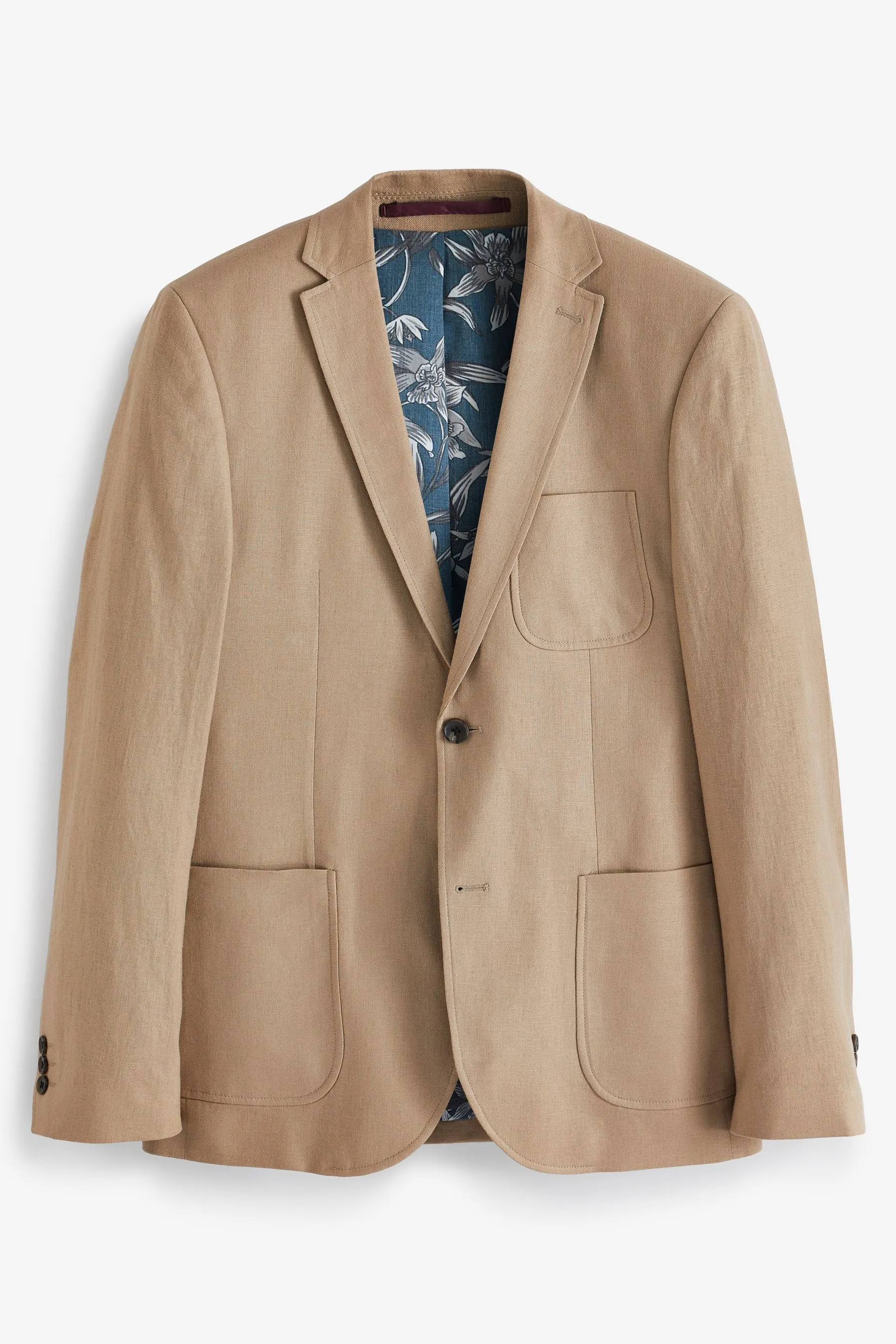 Blazer in misto lino
