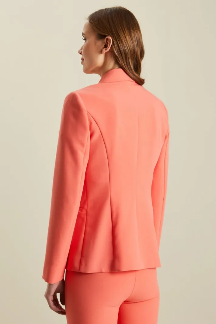 Blazer in viscosa stretch