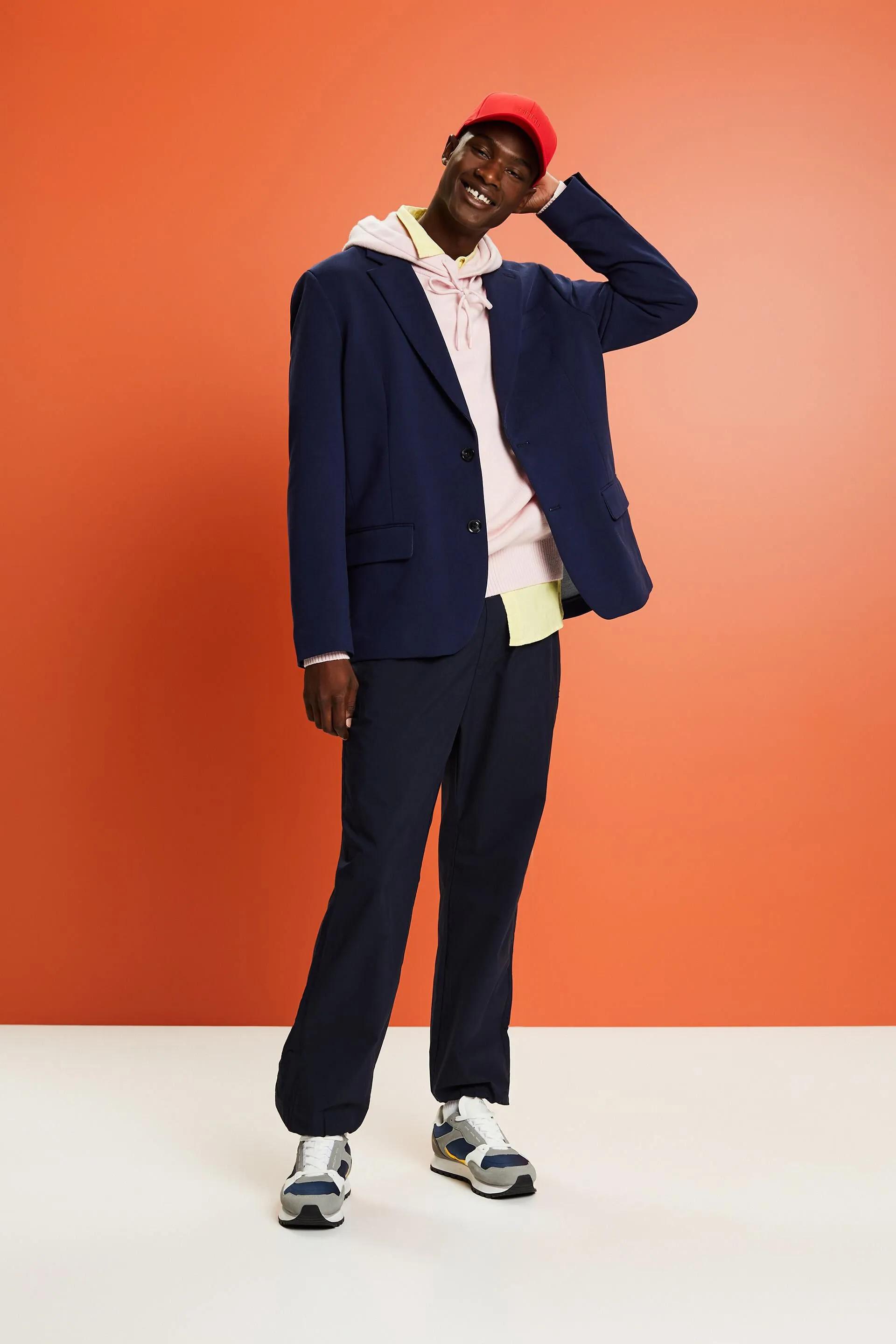 Blazer monopetto in jersey