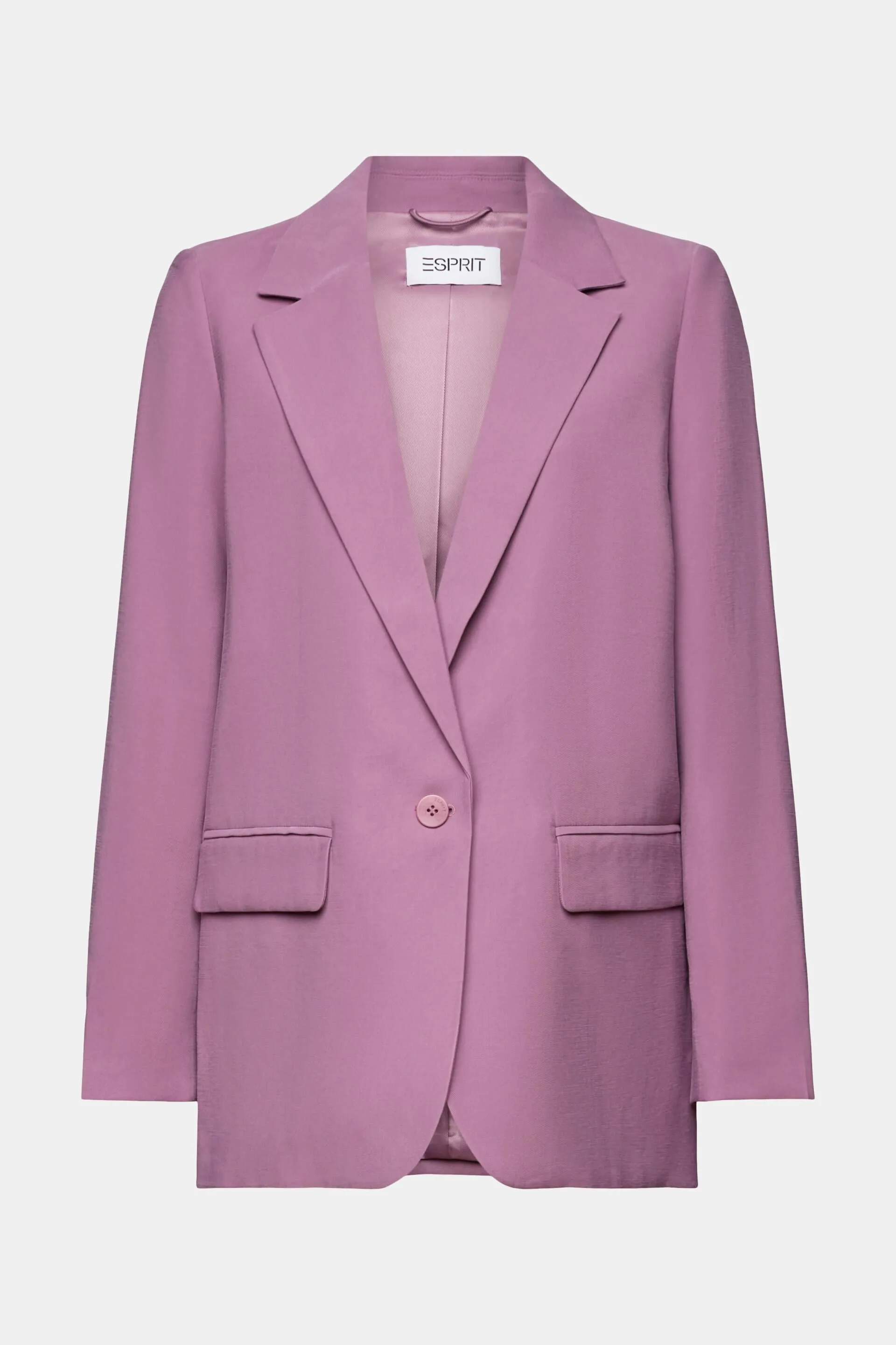 Blazer monopetto in twill