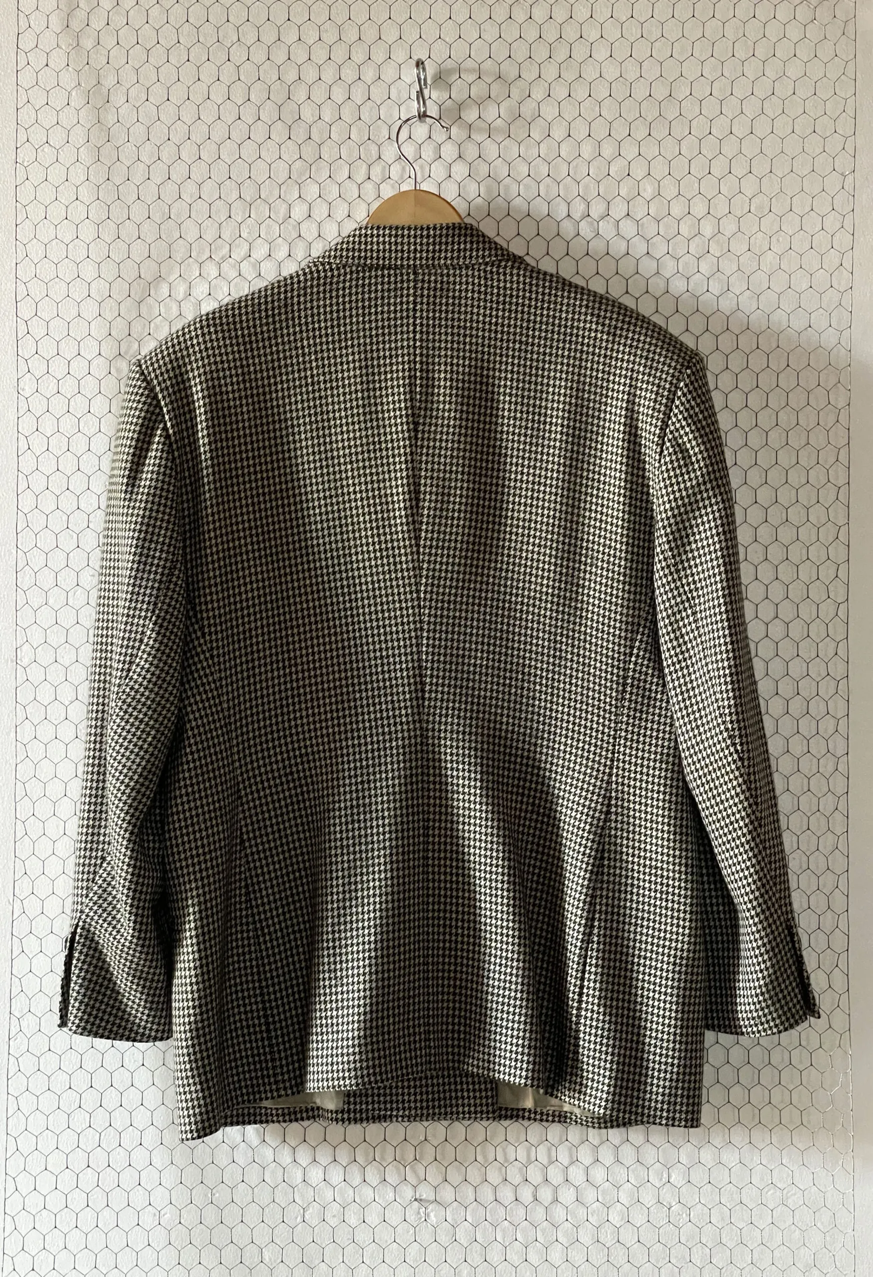 Blazer oversize pied de poule Escada vintage anni ’80