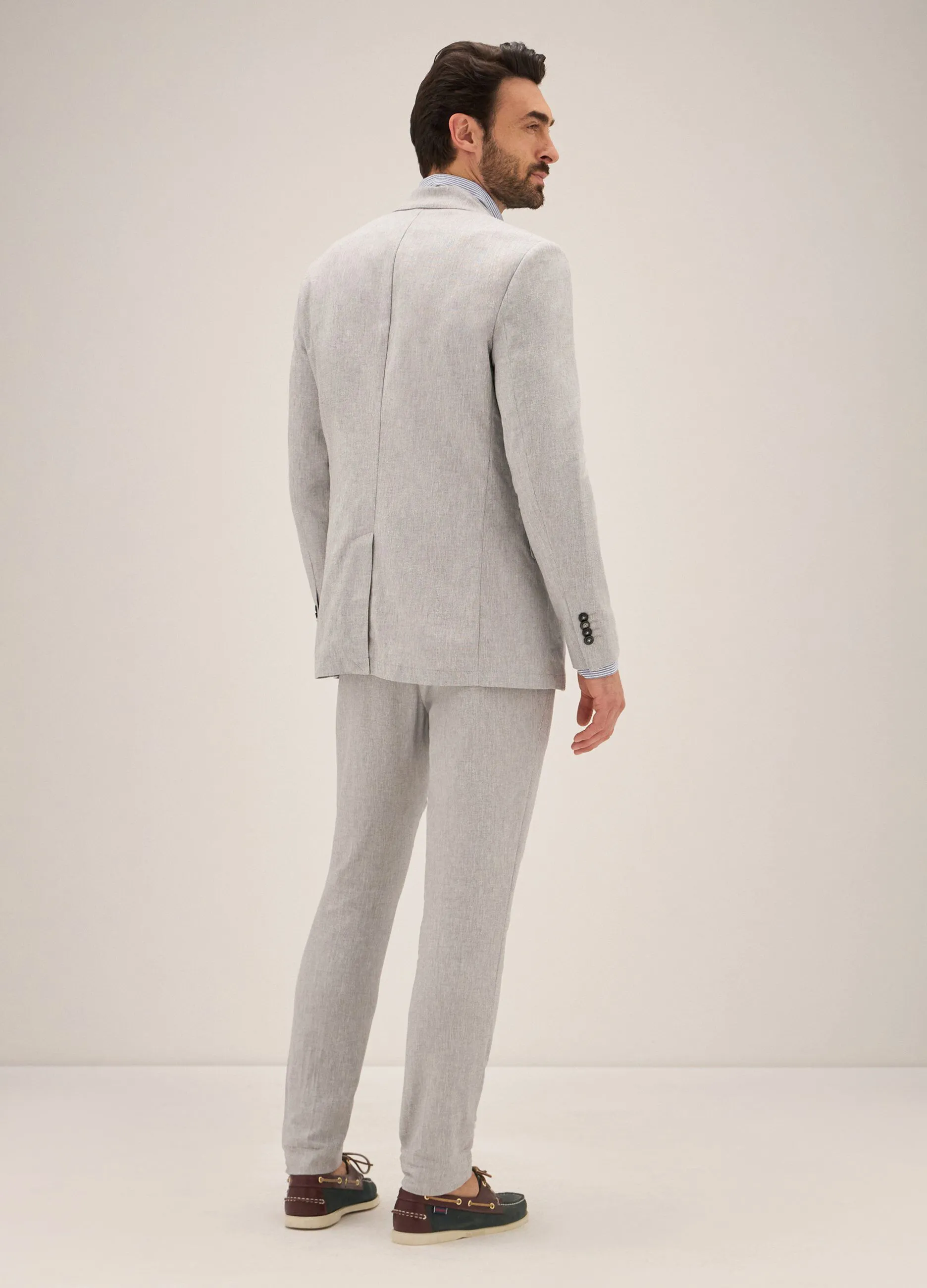Blazer Rumford in misto lino uomo