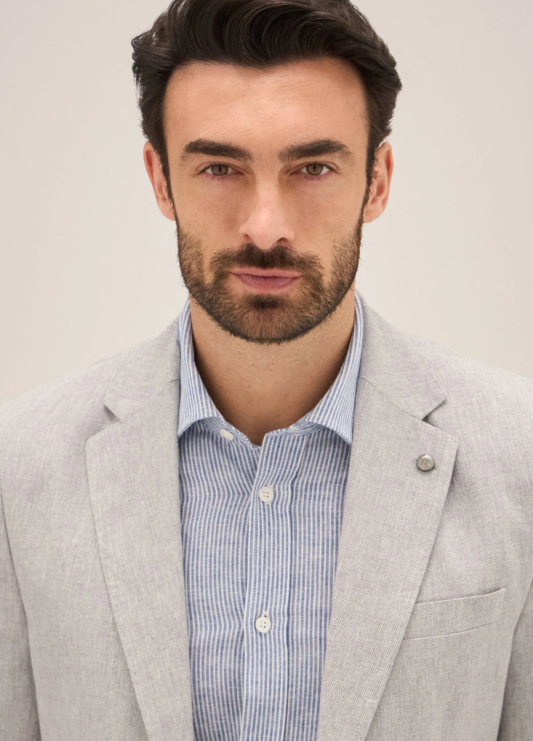 Blazer Rumford in misto lino uomo