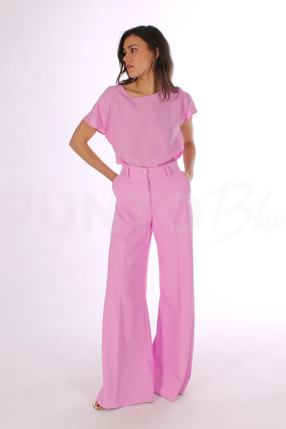 BLUGIRL | CAMICIA IN CRÊPE DE CHINE DI SETA - Punto Blu
