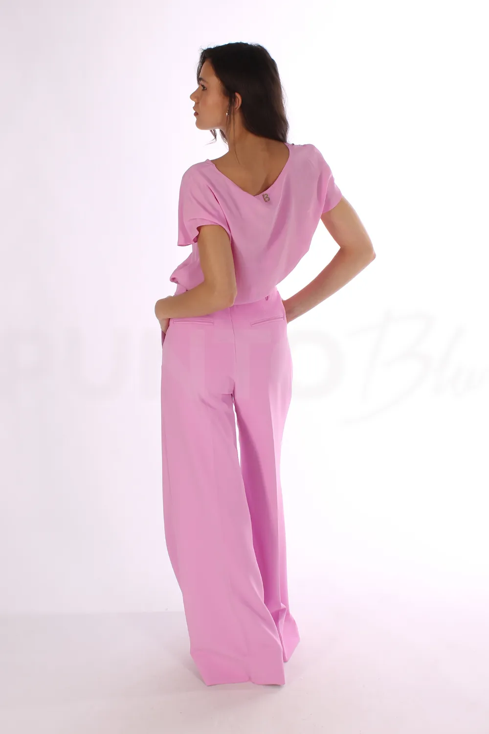 BLUGIRL | CAMICIA IN CRÊPE DE CHINE DI SETA - Punto Blu