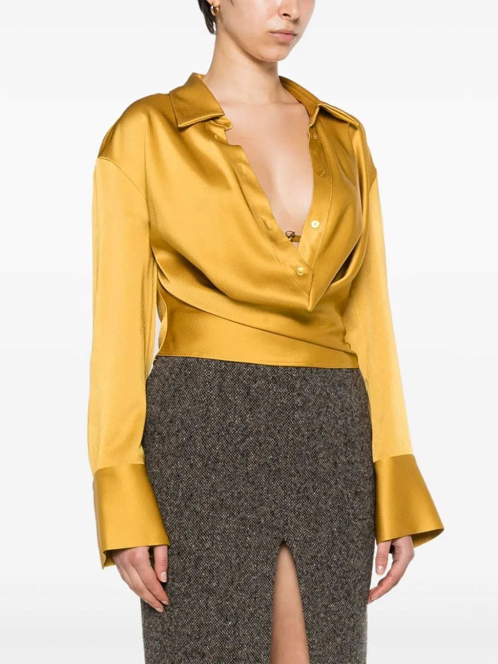 BLUMARINE Blusa satinata
