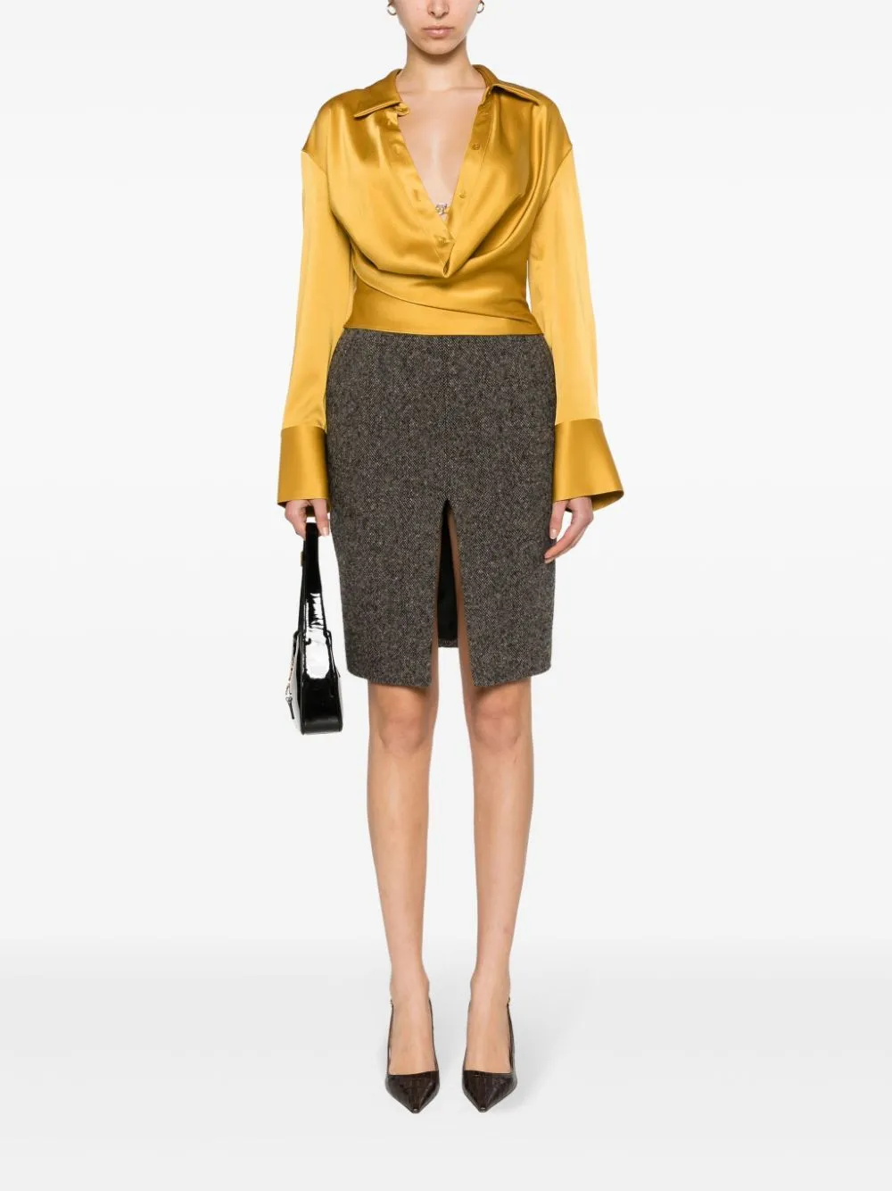 BLUMARINE Blusa satinata