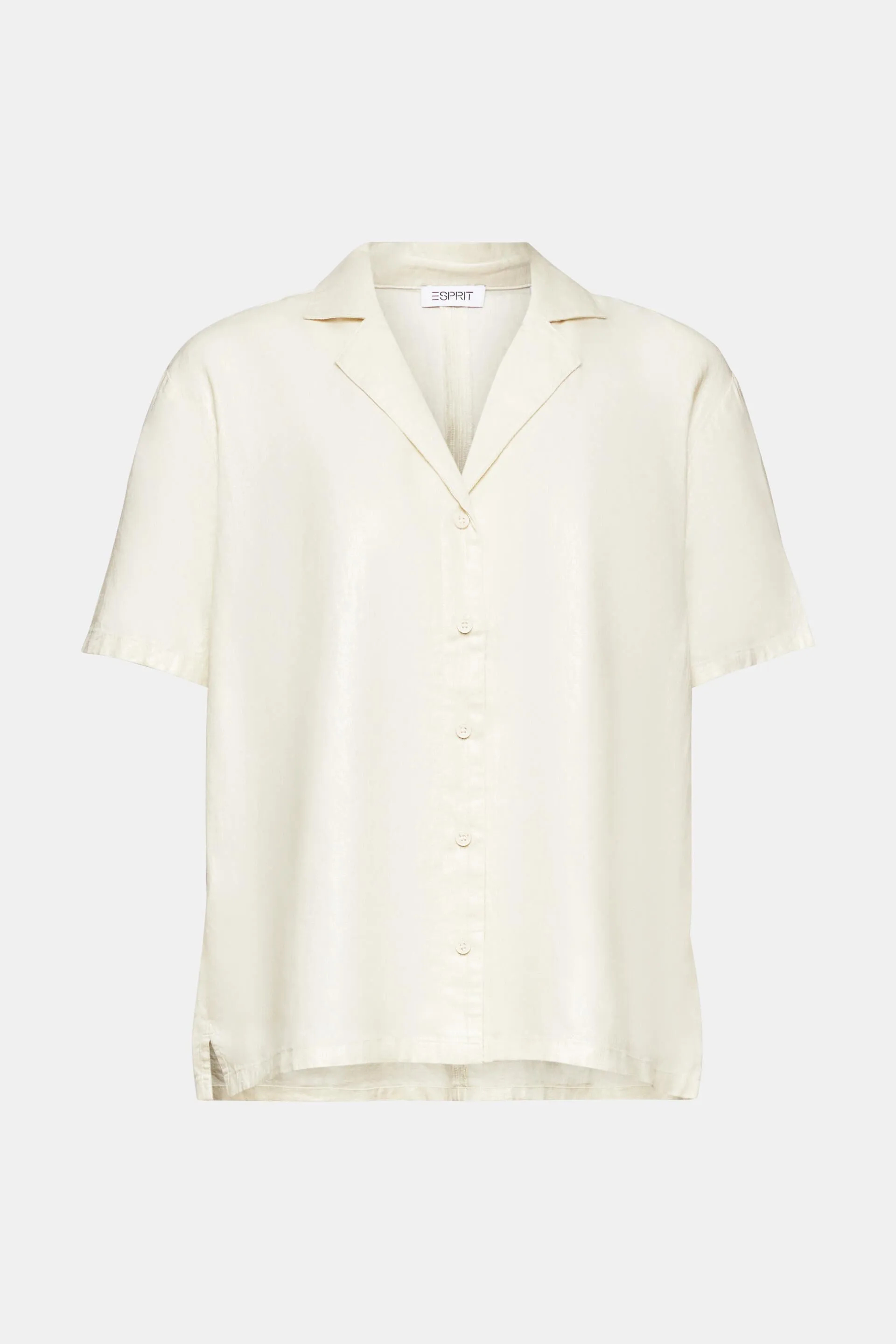 Blusa con colletto camp