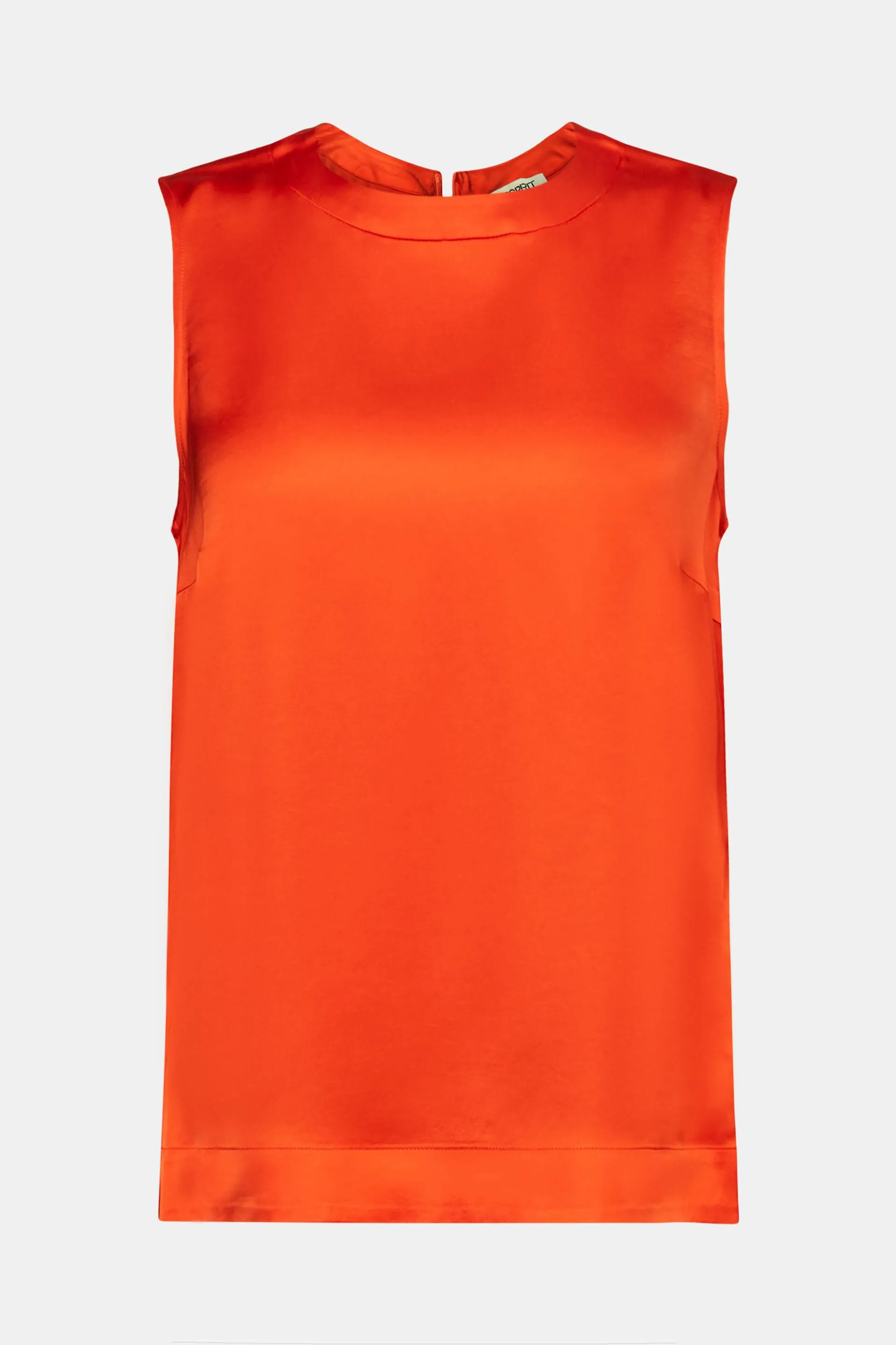 Blusa in raso senza maniche