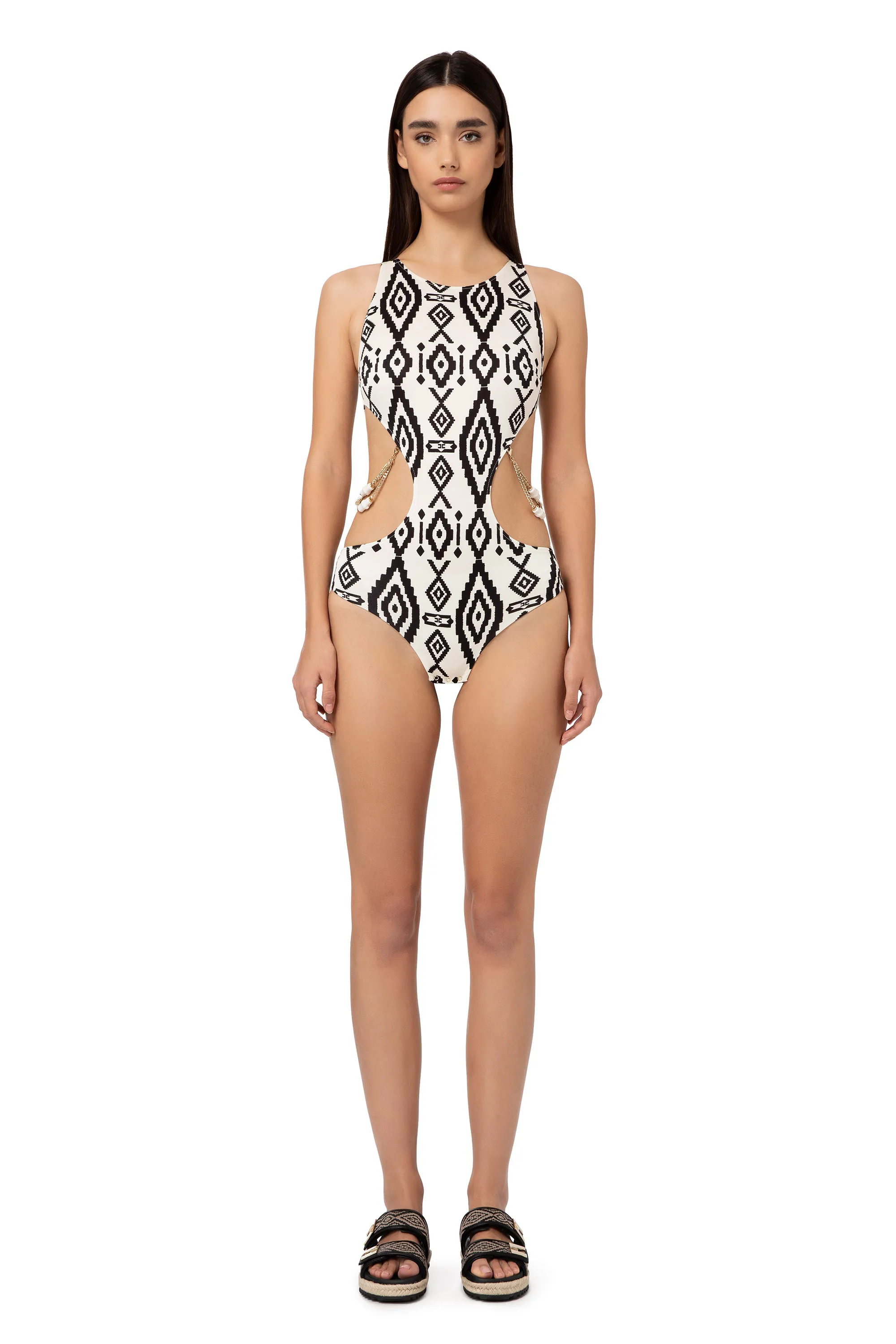 Body con stampa rombo