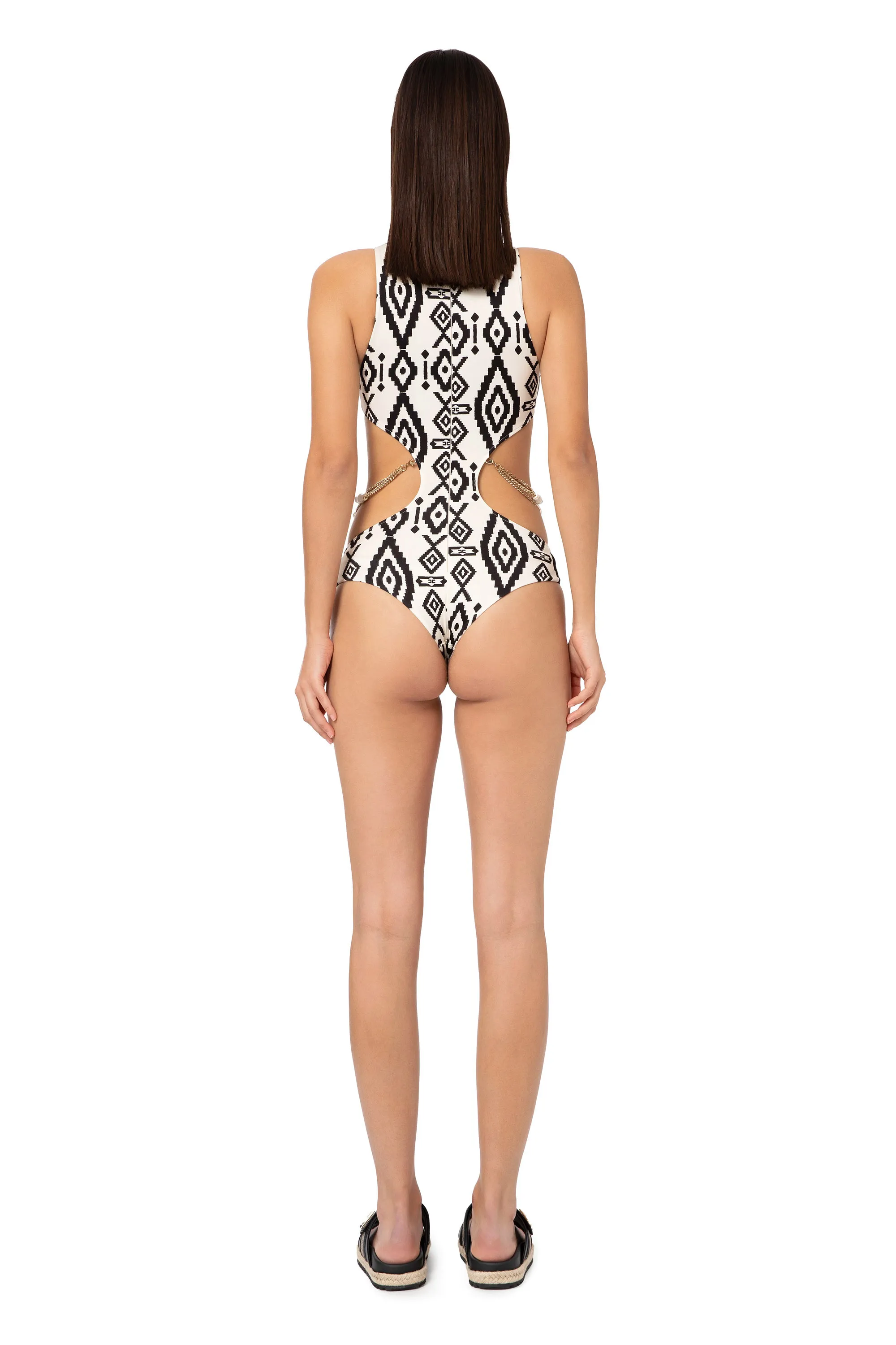 Body con stampa rombo