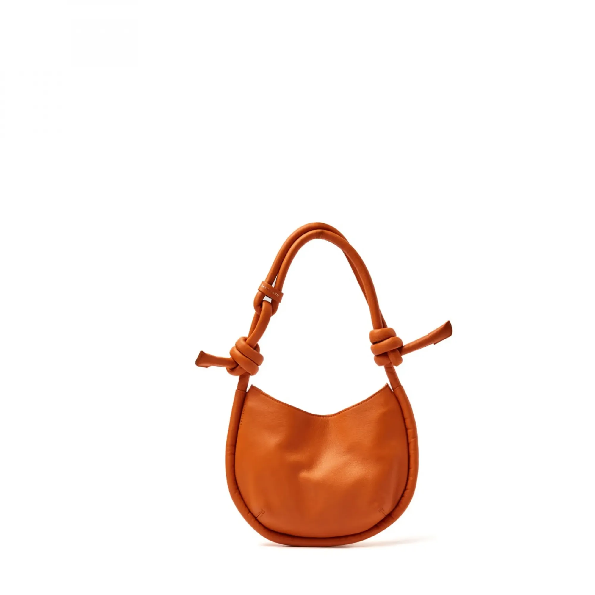BORSA "DEMI' BABY" ARANCIONE LINEA PIUMA KNOT