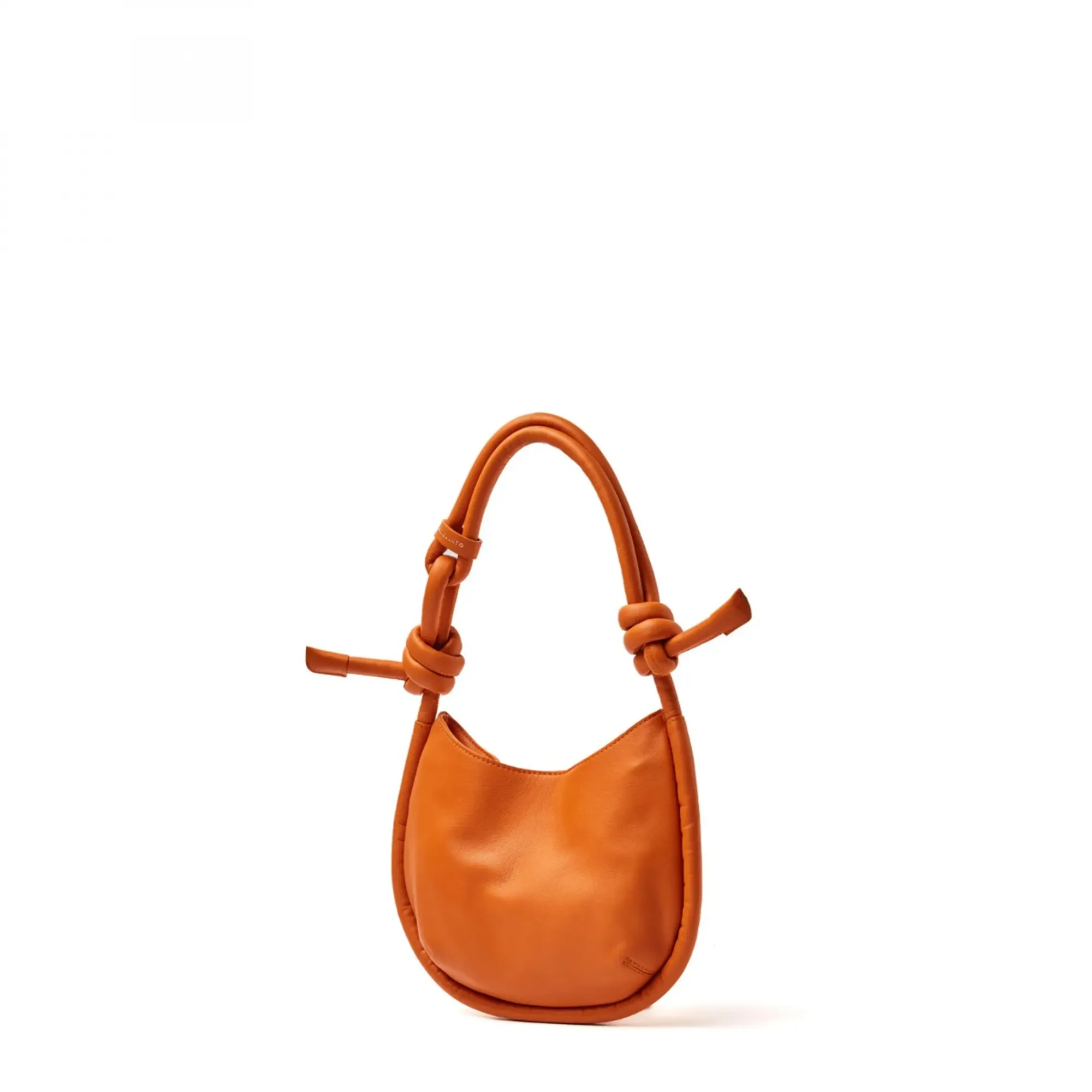 BORSA "DEMI' BABY" ARANCIONE LINEA PIUMA KNOT