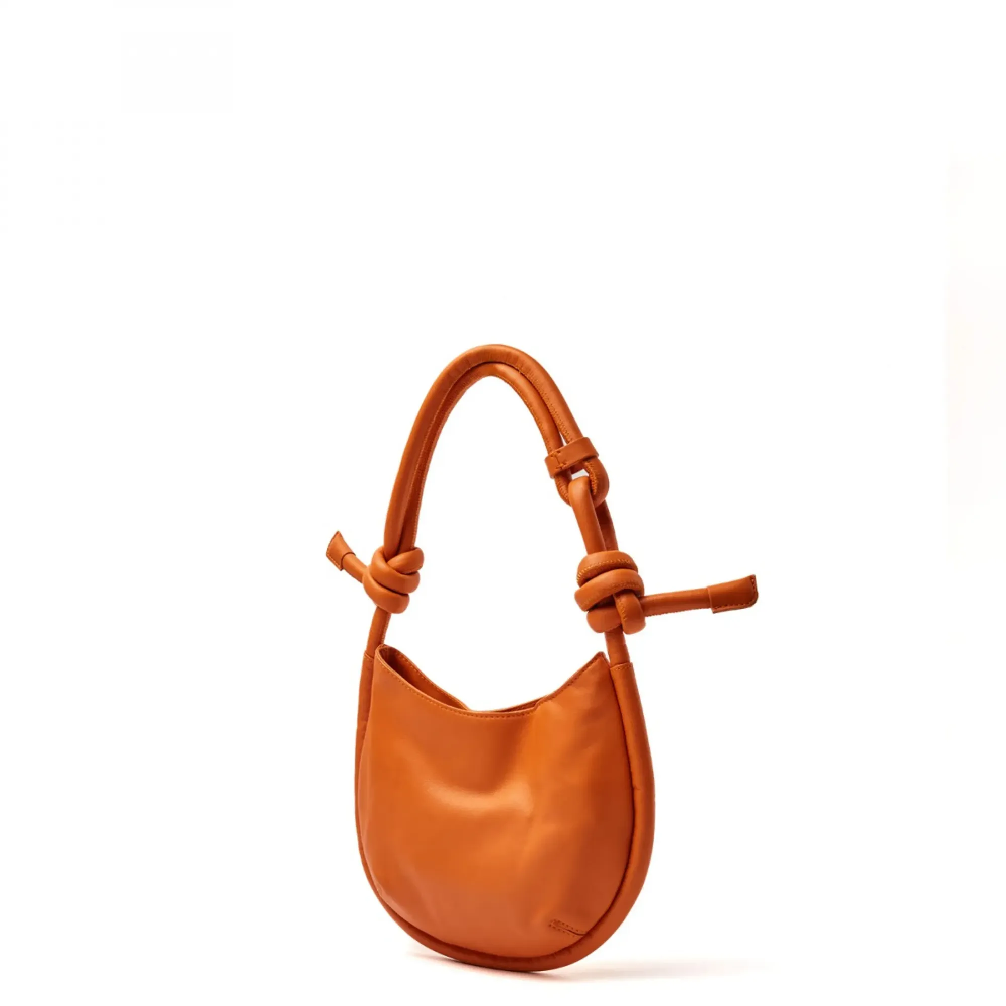 BORSA "DEMI' BABY" ARANCIONE LINEA PIUMA KNOT