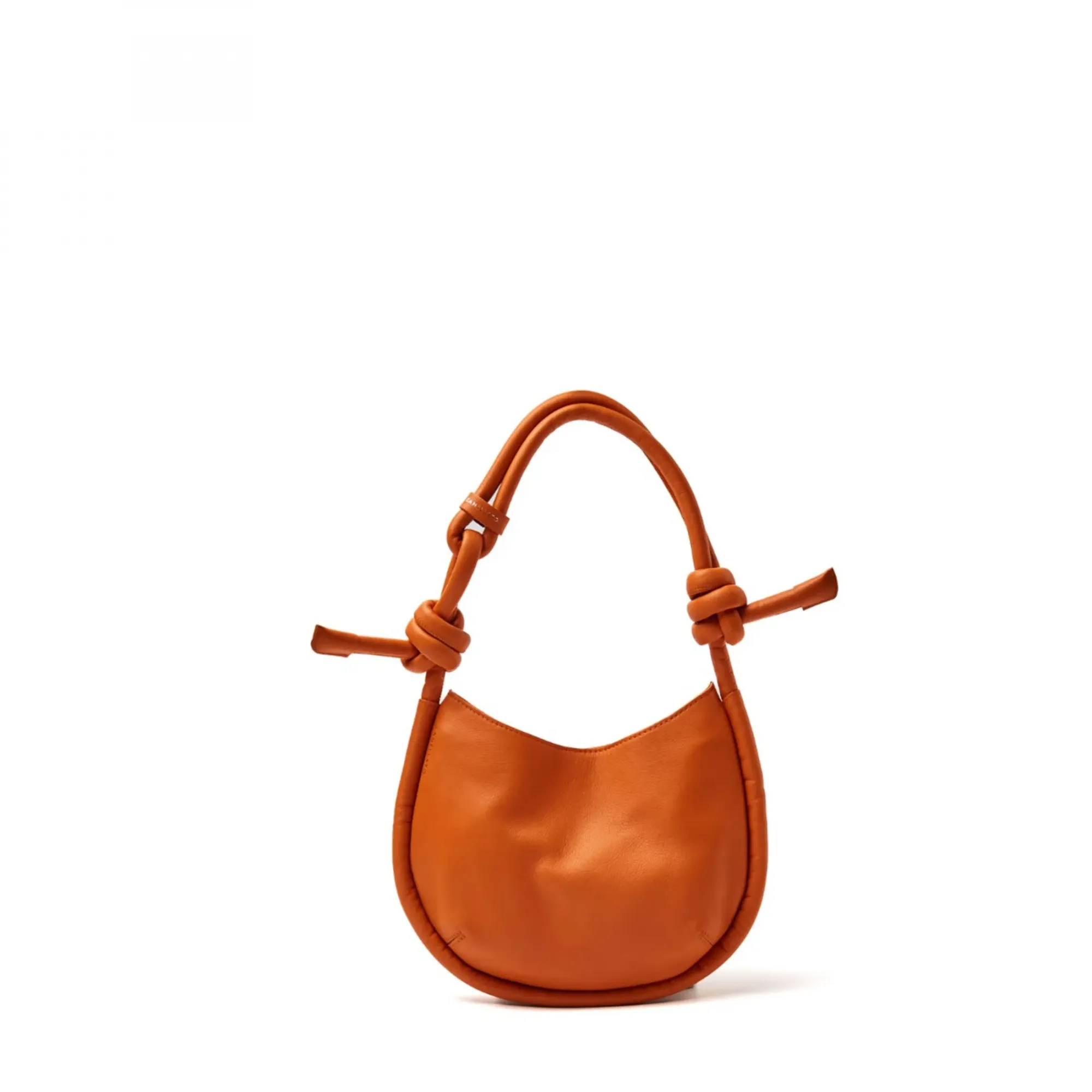 BORSA "DEMI' BABY" ARANCIONE LINEA PIUMA KNOT