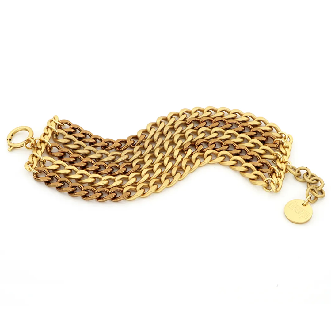 Bracciale in bronzo cioccolato