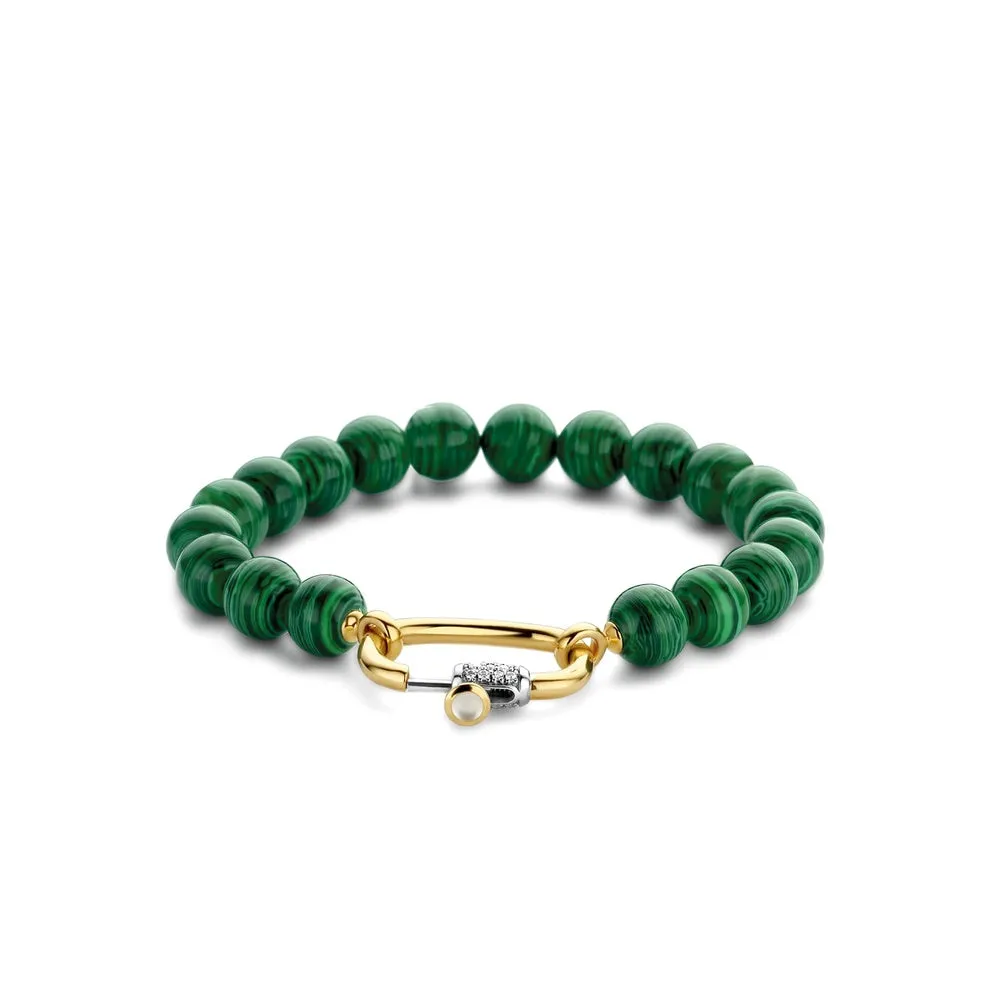 Bracciale Ti Sento Perle Verde Malachite 2961MA